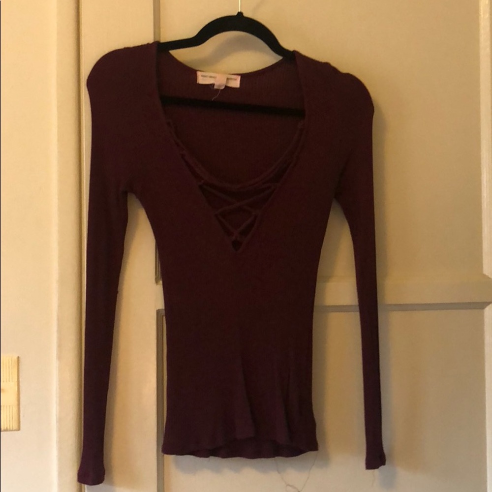 Urban outfitters cross cross top